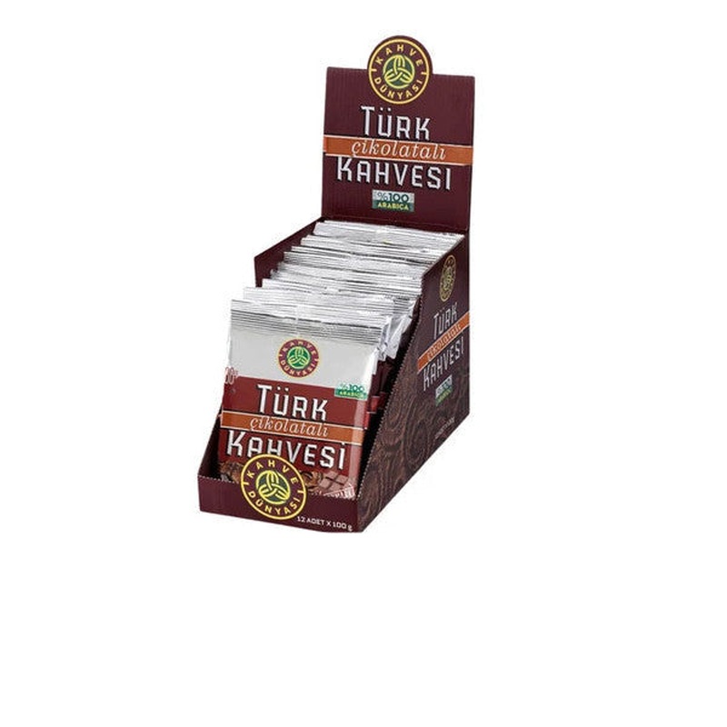 Kahve Dnyas Chocolate Turkish Coffee 100 Gr X 12 Pieces