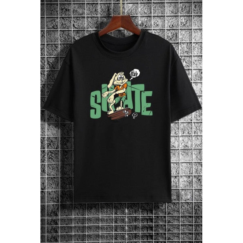 Unisex All Day Rabbit Tasarm T-shirt