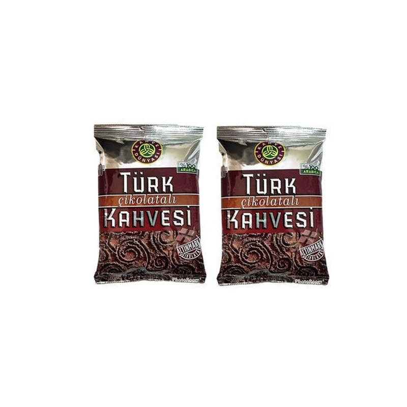 Coffee World Chocolate Turkish Coffee 2 Pieces 100 Gr