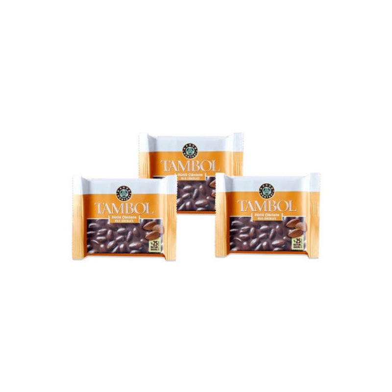 Coffee World Tambol Milk Chocolate 77 Gr X 3 Pieces