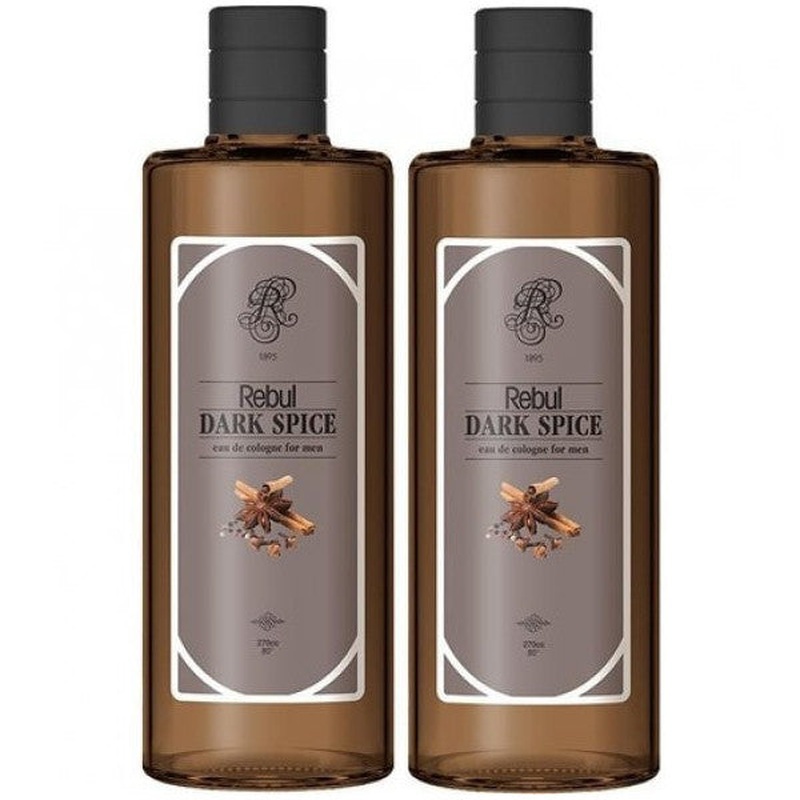 Rebul Dark Spice For Men Kolonya 270 Ml 2Pcs