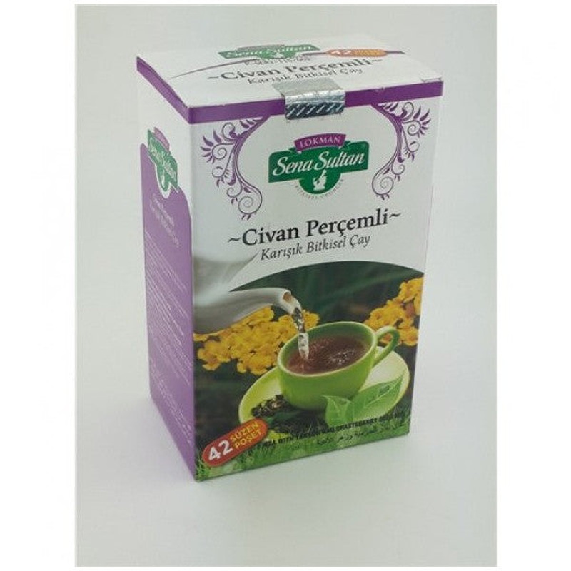 Lokman Sena Sultan Mixed Tea With Yarrow And Chaste Tree Seeds (84 Gr.) 42 Pcs Filtering Bag