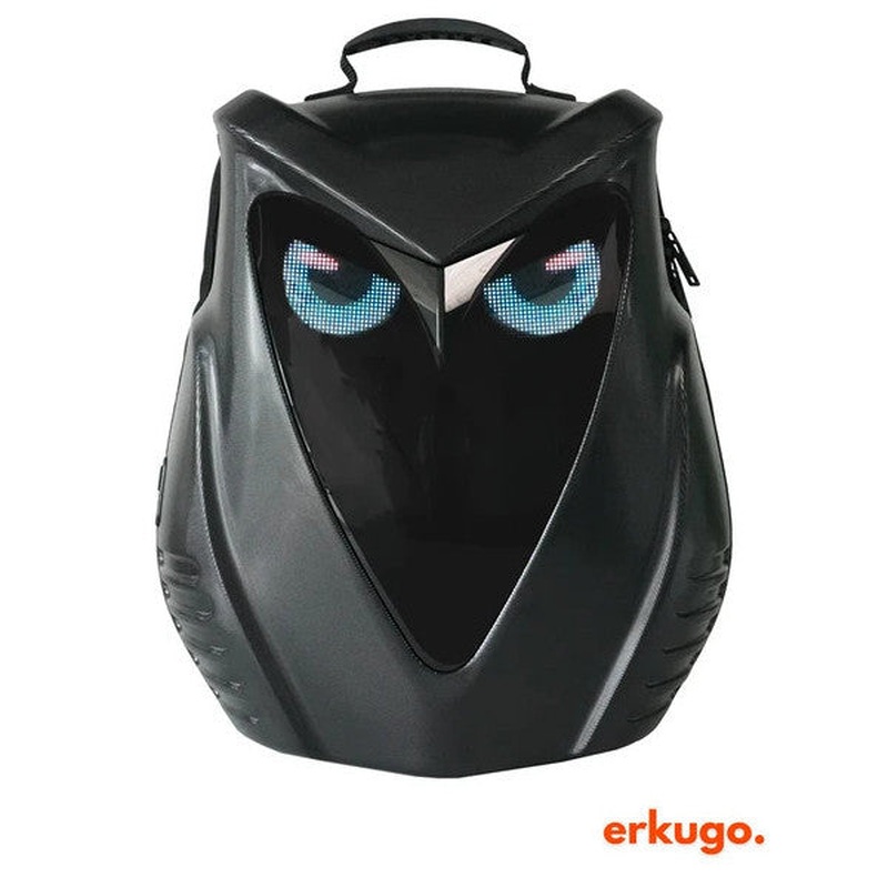 Owl Led Eyes Motor Backpack, Backpack, Phone Control Screen Bag, Scooter Bag
