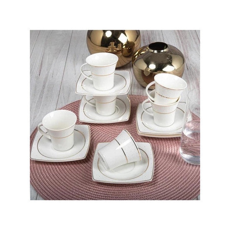 Gural Porcelain Gural Caroline Turkish Coffee Set - 5113