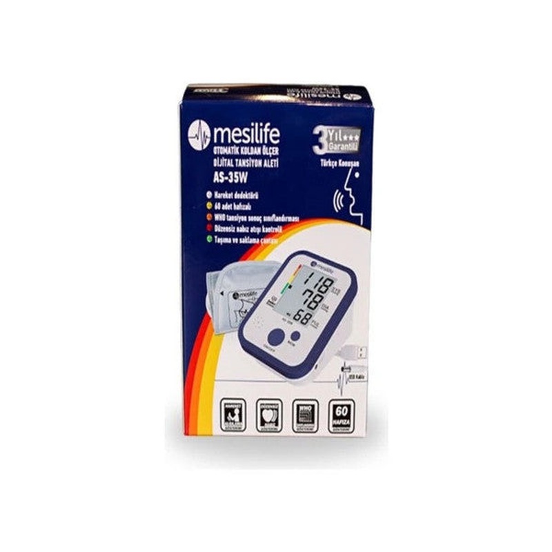 Mesilife As35W Arm Digital Blood Pressure Monitor