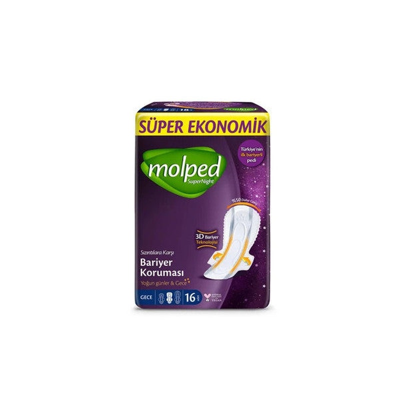 Molped Supernight Super Economic Super Night 16'pcs