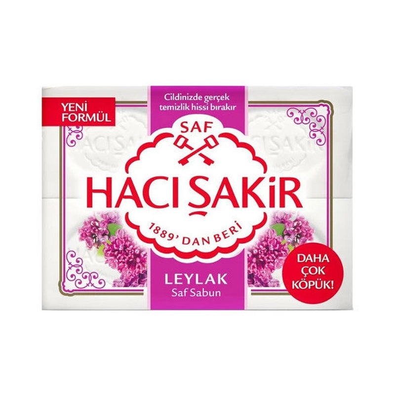 Hac akir Lilac Bar Soap 4 X 150 Gr X 2 Pieces