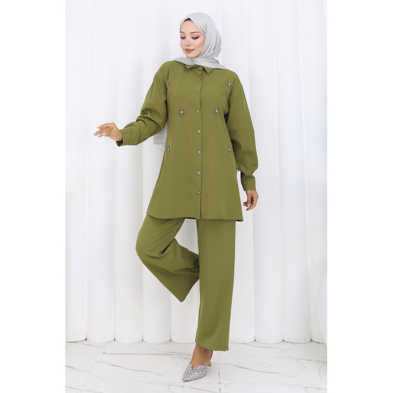 Minimal Stone Suit Khaki 19367