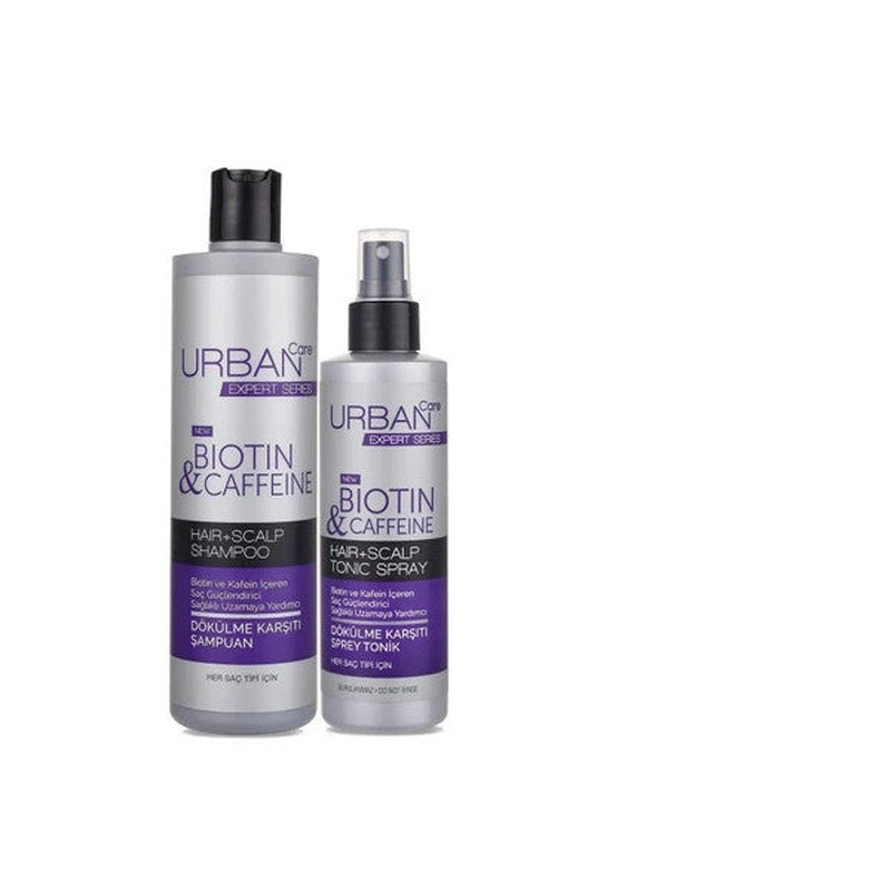 Urban Care Biotin & Caffeine Anti-Hair Loss Shampoo + Tonic Set