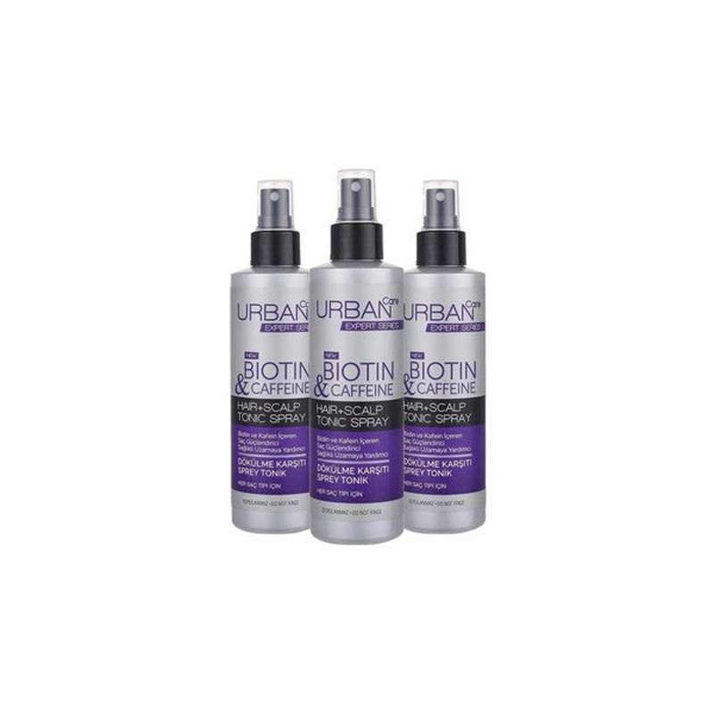 Urban Care Expert Biotin & Coffee Spray Tonic 200 Ml X 3