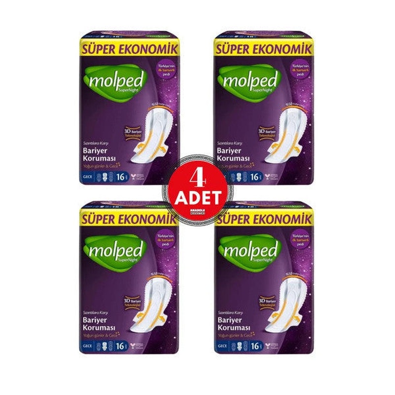 Molped Supernight Busy Days & Night (Night) 16' 4 Pieces