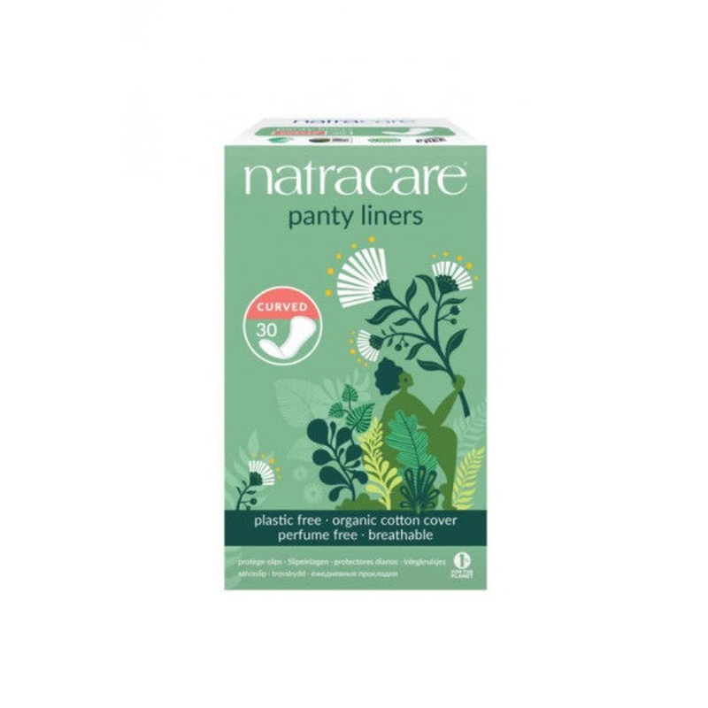 Natracare Daily Pad - Anatomically Shaped Curved 30 Pieces