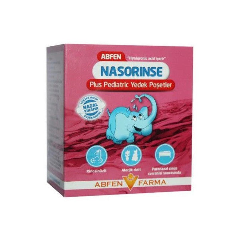 Abfen Sinus Rinse Pediatric Plus Nasal Wash Spare Bags 50 Pieces