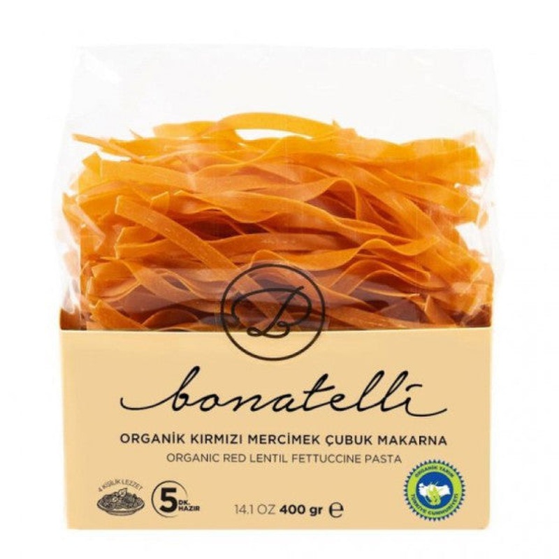 Bonatelli Organic Red Lentil Stick Pasta 400 g