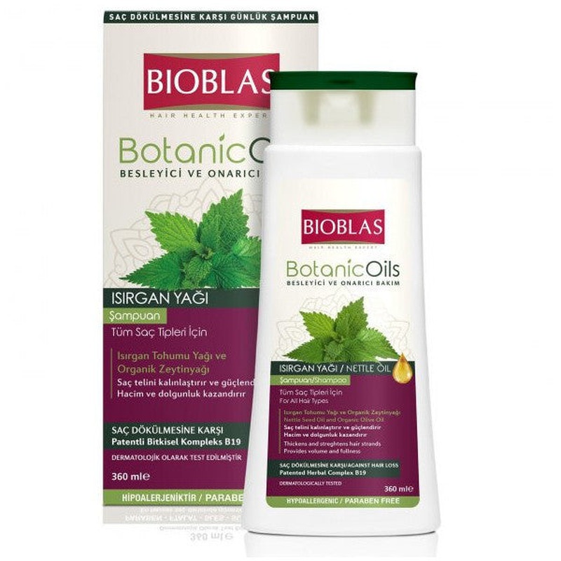 Bioblas Botanic Oils Nettle Oil Shampoo 360 Ml