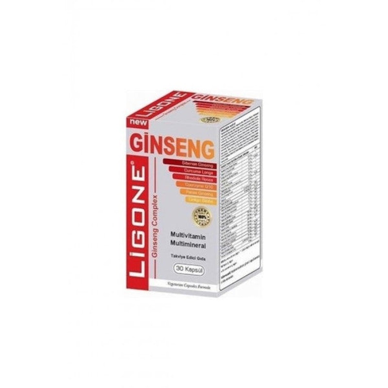 Ligone Ginseng Complex 30 Vegetarian Capsules