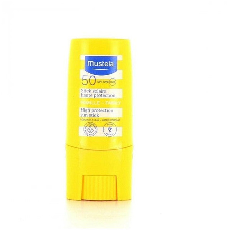 Mustela High Protection Factor Spf 50 Stick Sun Cream 9 Ml