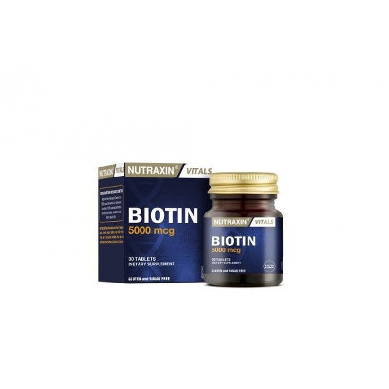 Nutraxin Biotin 5000 Mcg 30 Tablet