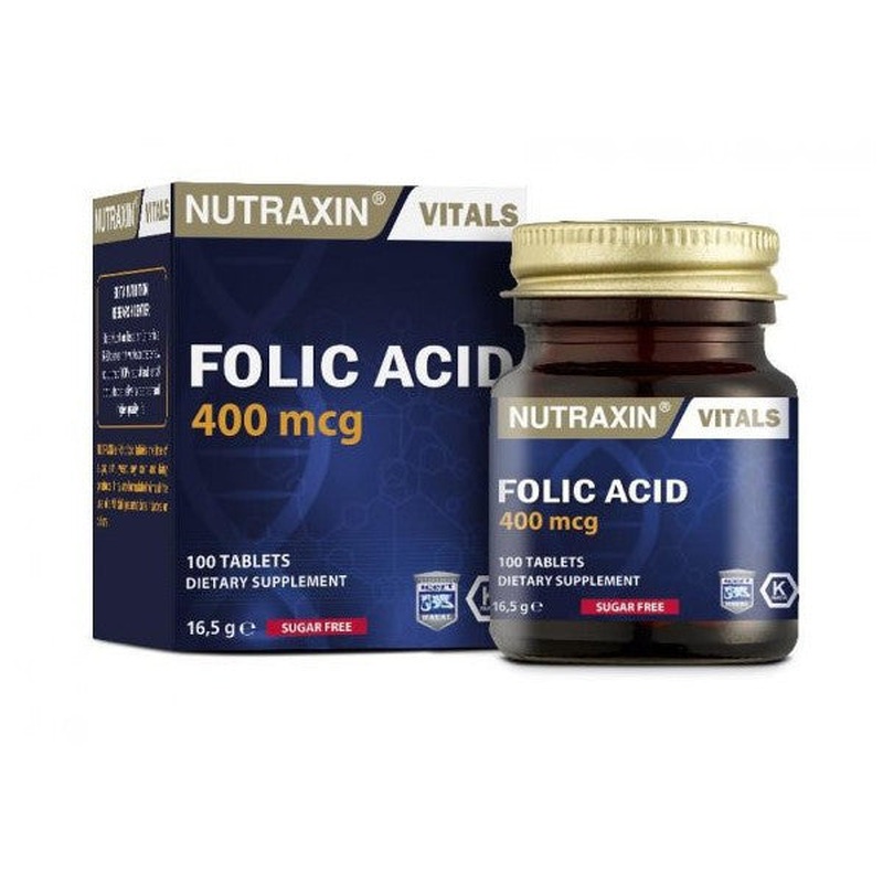 Nutraxin Folic Acid 100 Tablet