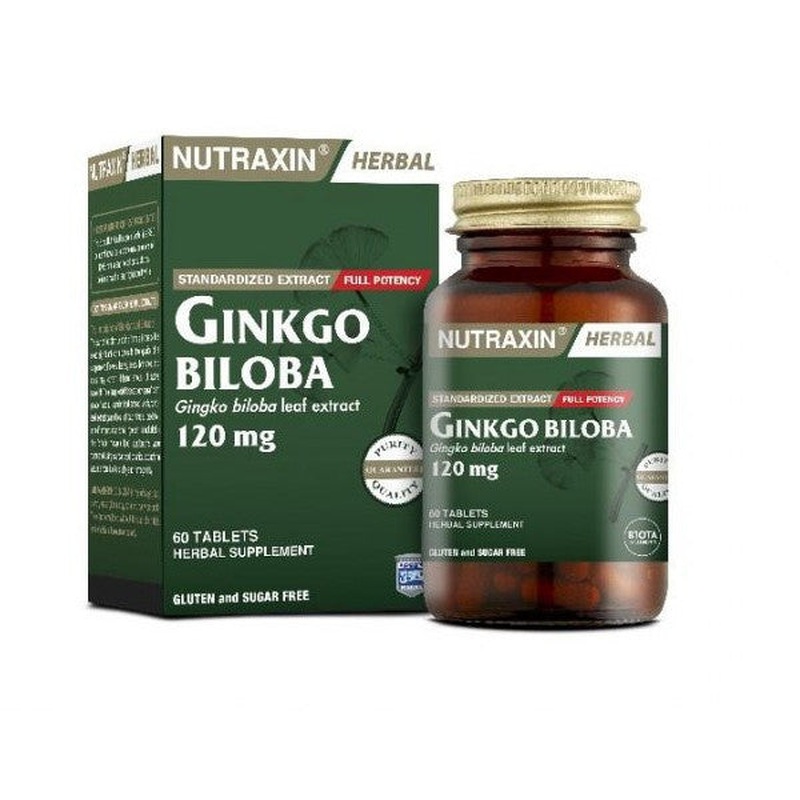 Nutraxin Ginkgo Biloba 60 Capsules