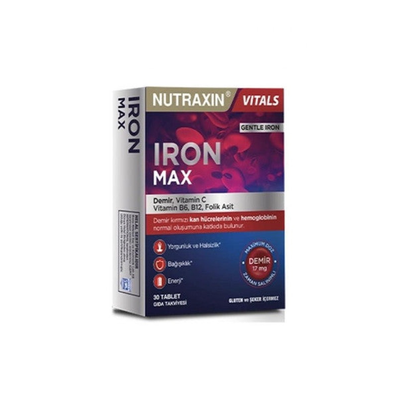 Nutraxin Iron Max 30 Tablets