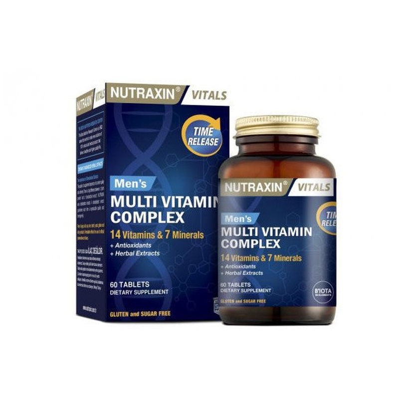 Nutraxin Mens Multivitamin Complex 60 Tablets