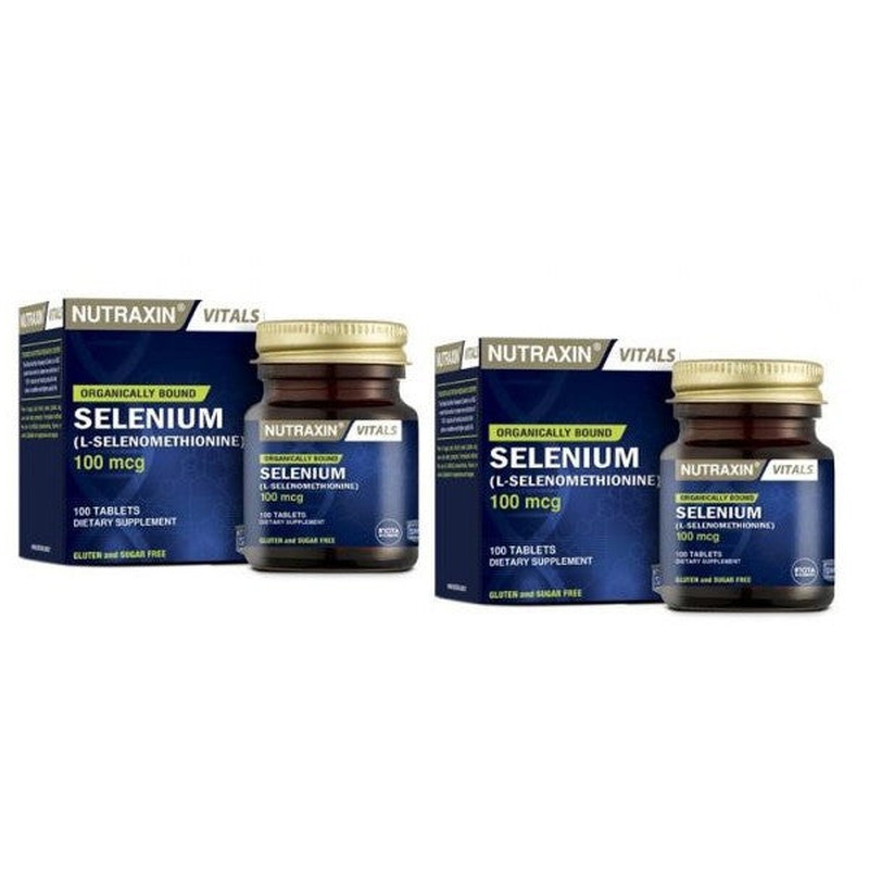 Nutraxin Selenium 100 Mcg 100 Tablets X 2 Pieces