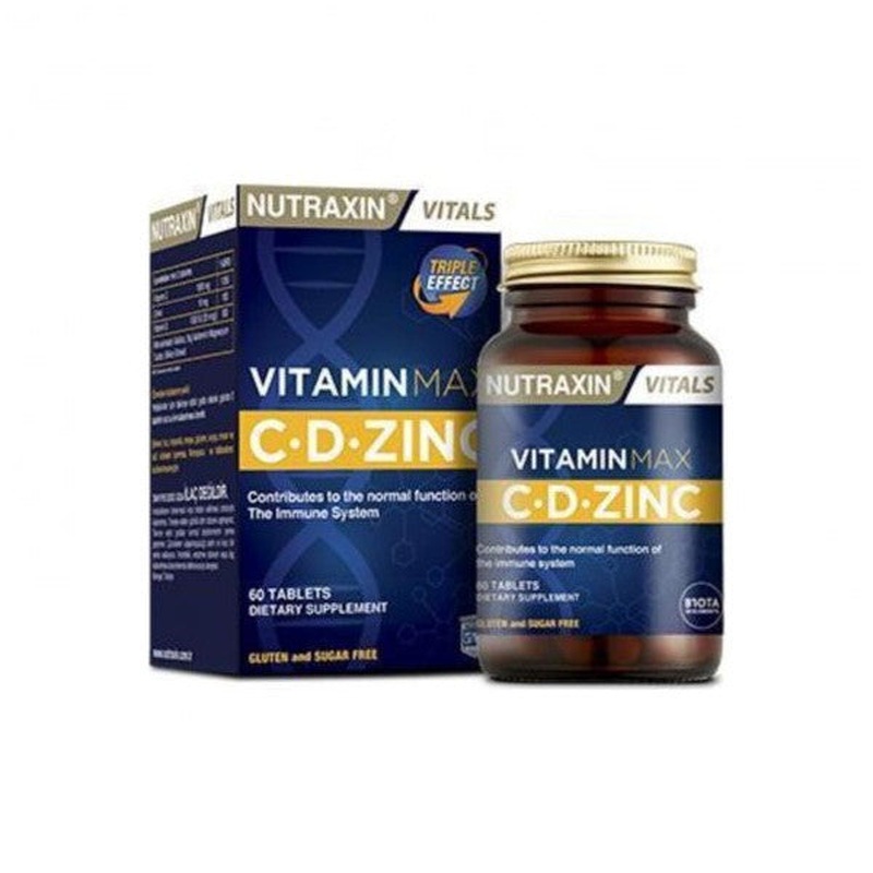 Nutraxin Vitamin Max C-D-Zinc 60 Tablet