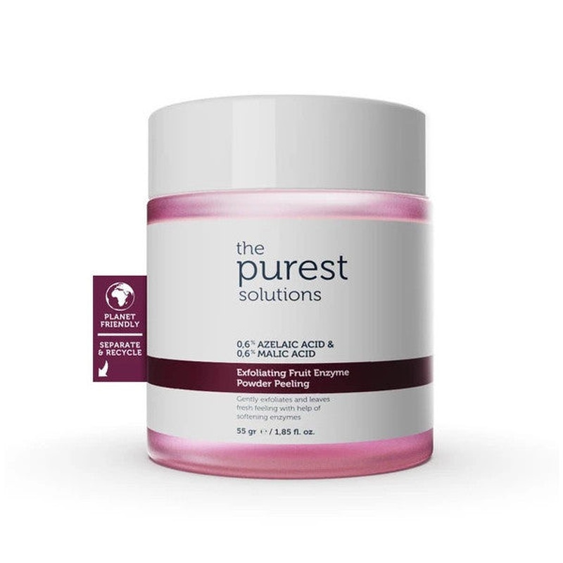 The Purest Solutions Fruit Enzyme Powder Exfoliator & Peeling  (0,6% Azelaic Acid & 0,6% Malic Acid)