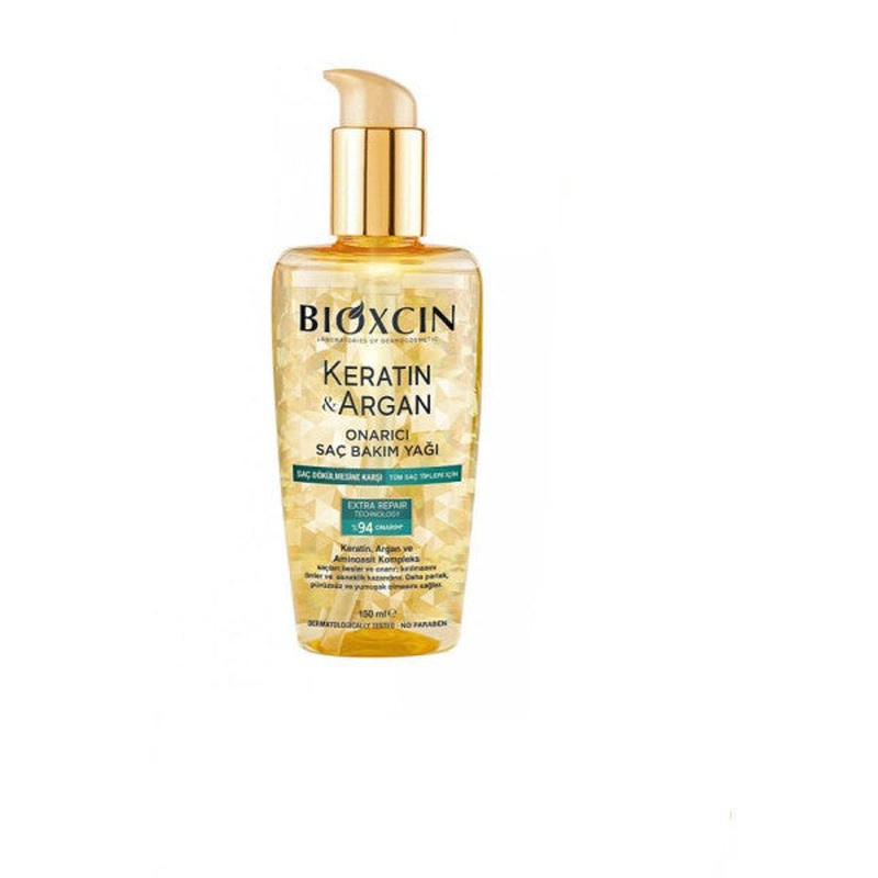 Bioxcin Keratin Argan Repairing Hair Care Oil 150 Ml
