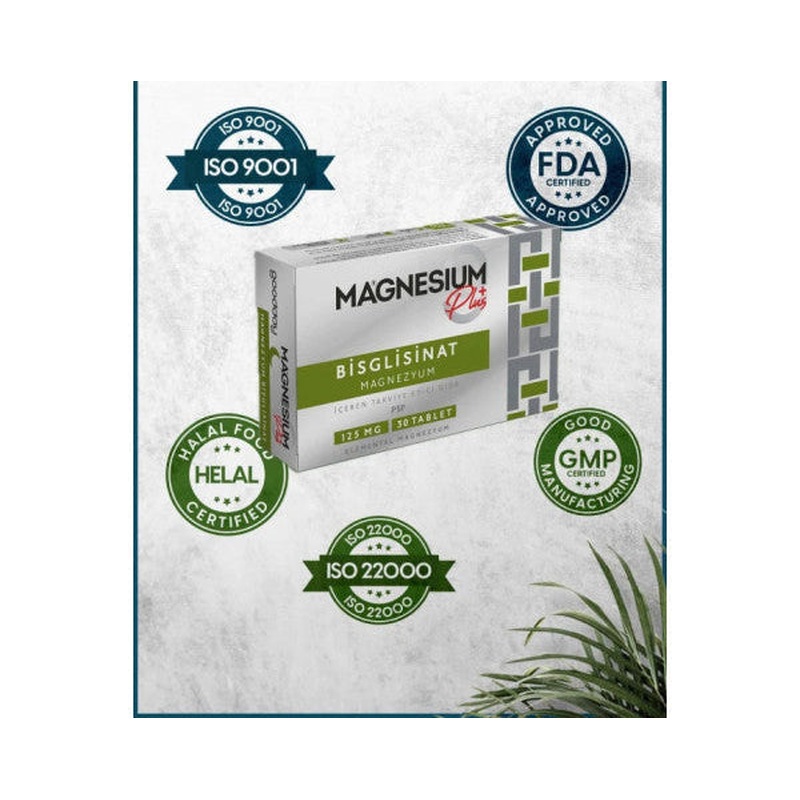 Goodday Magnesium Plus Magnesium Bisglycinate & P5P 30 Tablets