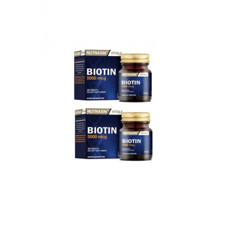 Nutraxin Biotin 5000 Mcg 30 Tablets