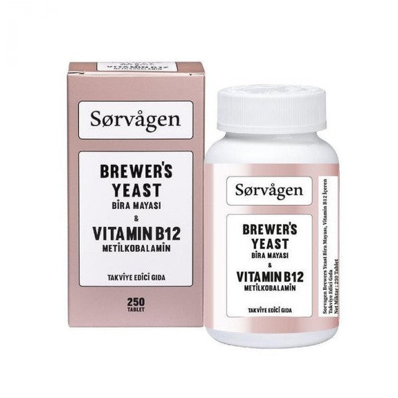 Sorvagen Brewers Yeast Vitamin B12 250 Tablets