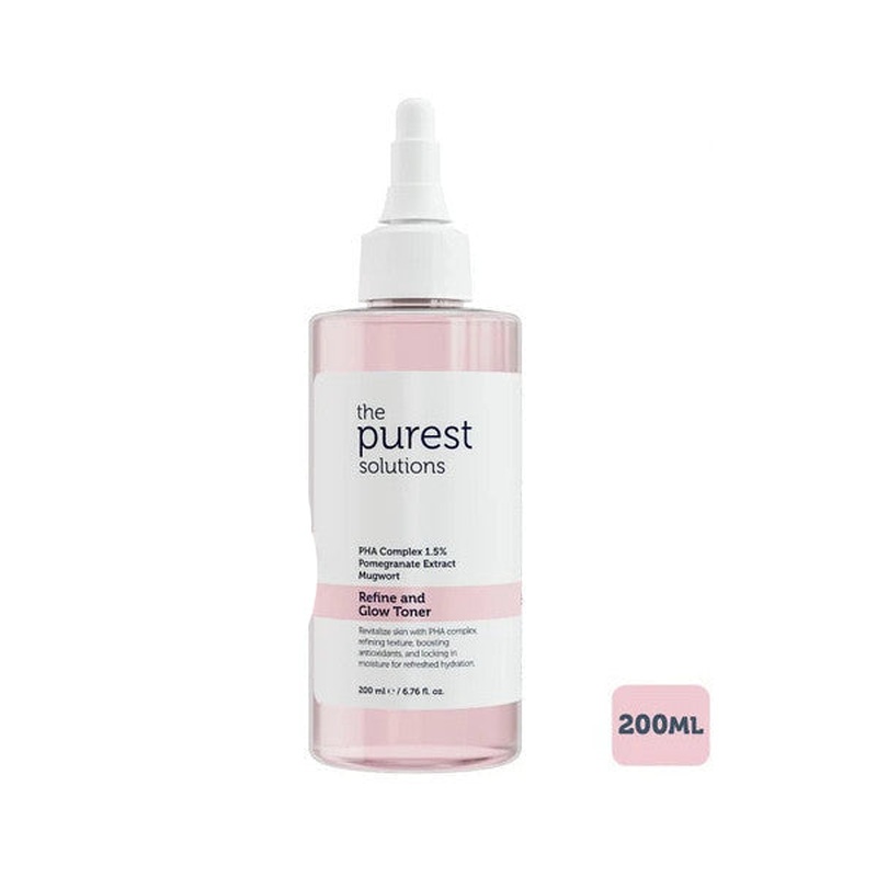 The Purest Solutions Purifying And Brightening Pha Pink Toner For Sensitive Skin 200 Ml