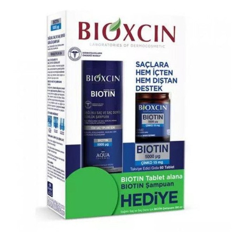 Buy Bioxcin Biotin Tablets And Get Biotin Shampoo 300 Ml As A Gift