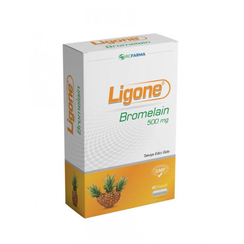 Ligone Bromelain 500 Mg 60 Capsules