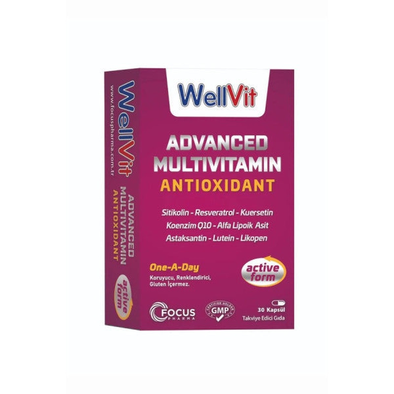 Wellvit Advanced Multivitamin 30 Capsules