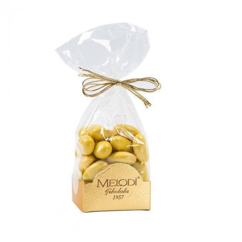Melody Yellow Colored Almond Candy 500 Gr