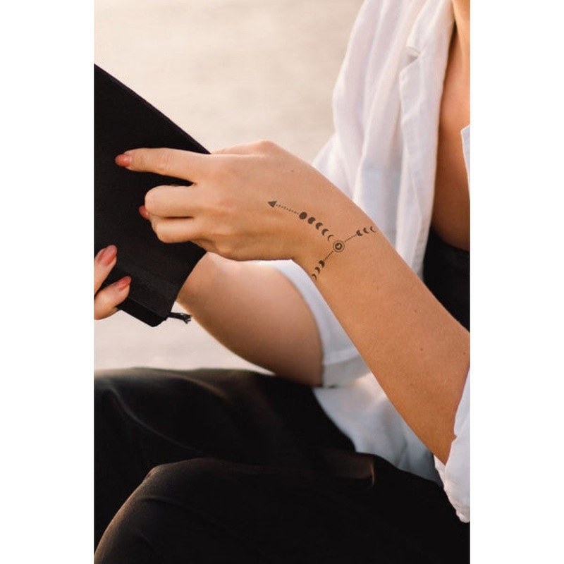 Figure Temporary Tattoo, Body Tattoo, Arm Wrist Tattoo, Neck Tattoo