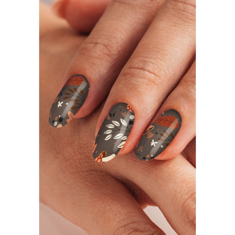 Autumn- 3 Nail Tattoo, Nail Art, Nail Sticker