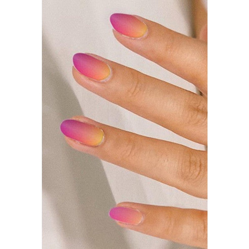 Orange Ombre Nail Tattoo,nail Tattoo,nail Art,nail Sticker