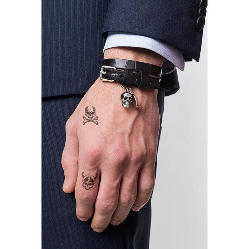 Skull - 5 Temporary Tattoo, Body Tattoo, Arm Wrist Tattoo, Neck Tattoo