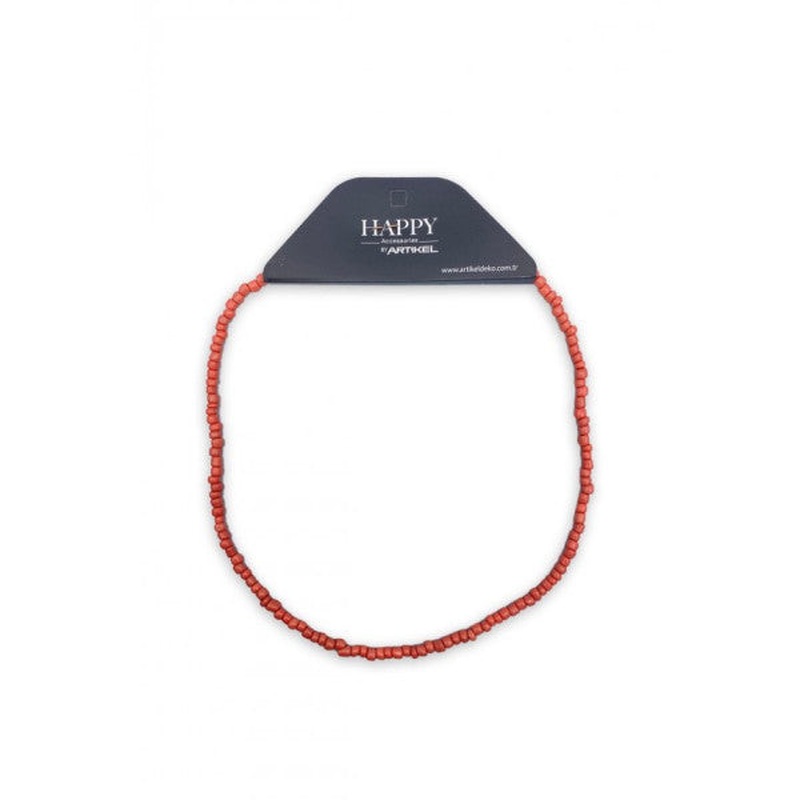 Nude Bead Necklace, Choker Necklace