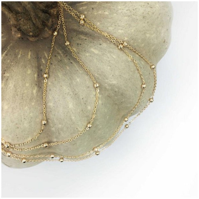 Women's Multi Gold Chain Set