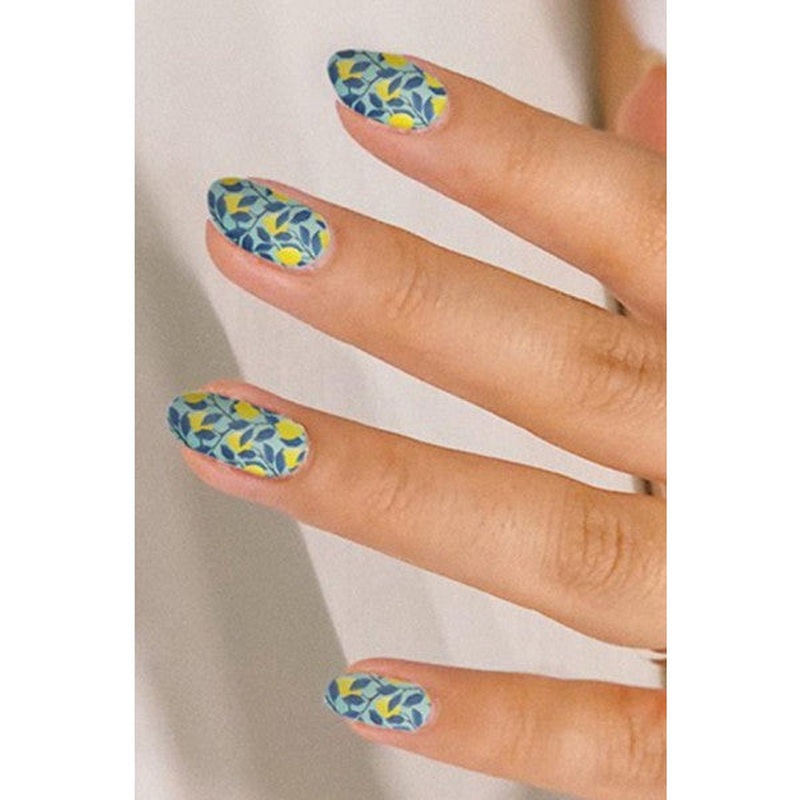 Lemons 36 Pieces Nail Tattoo Set,nail Art,nail Sticker