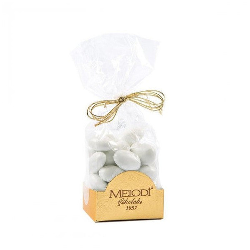 Melodi White Colored Almond Candy 500 Gr