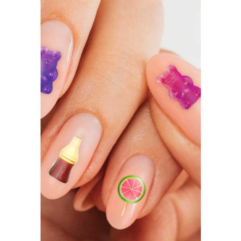 Sweets Nail Tattoo, Nail Art, Nail Sticker