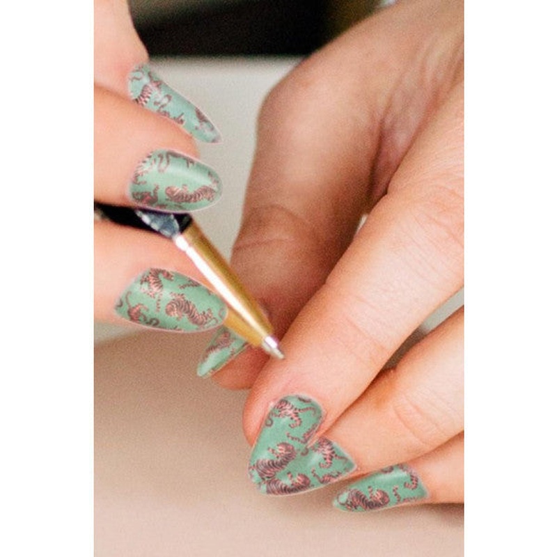 Tiger -2 Nail Tattoo,nail Tattoo,nail Art,nail Sticker