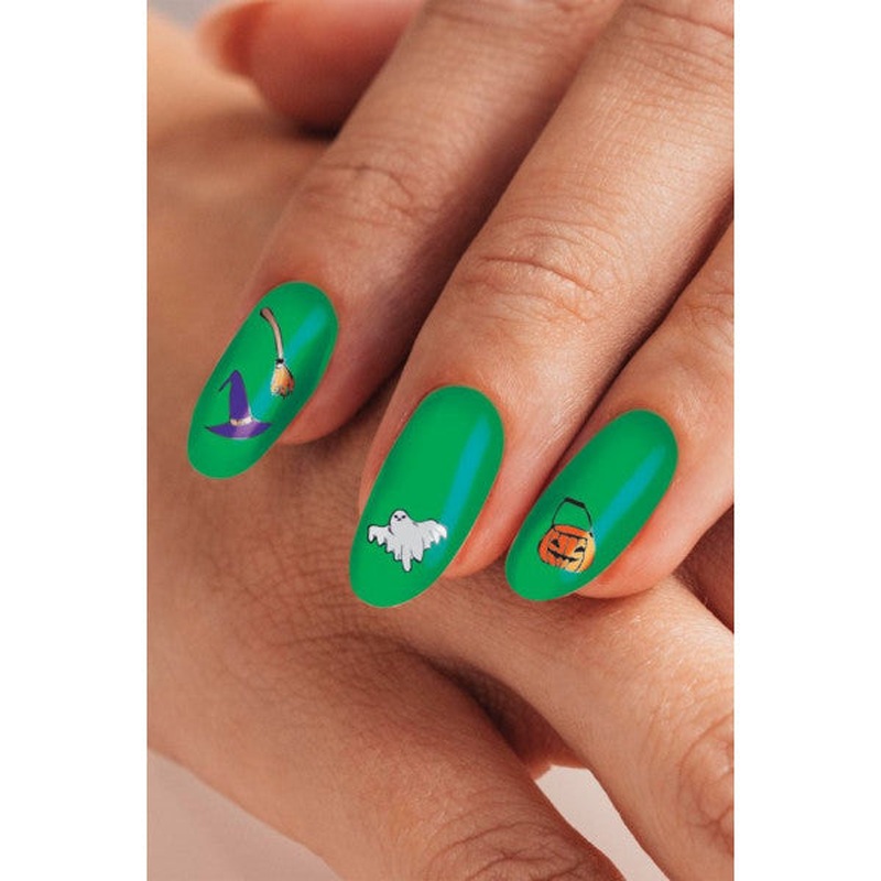 Halloween Nail Tattoo, Nail Art, Nail Sticker
