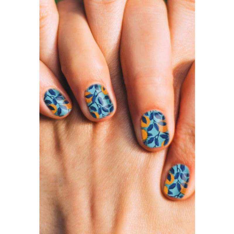 Orange Nail Tattoo,nail Tattoo,nail Art,nail Sticker